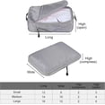 thumbnail image 4 of Carestrong Travel essentials packing cubes for travel compression, carry-on luggage organizer bags with laundry bag, suitable for backpacks (Sky Blue), 4 of 7