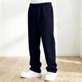thumbnail image 6 of SJLDQY Boys' Baggy Sweatpants Elastic Waist Casual Trousers Solid Color Loose Fit Joggers with Pockets, 6 of 8