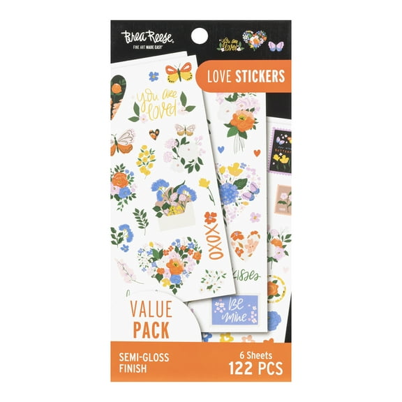 Brea Reese® Sticker Pack - Love & Florals