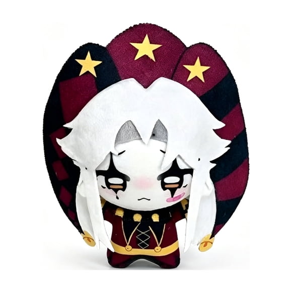 The Freak Circus Pierrot (Harlequin) 4" Plush Toy, Cute Soft Stuffed Figure for Fans and Kids