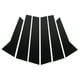 thumbnail image 5 of B Pilares de Pilares Ribrete, 6 Piezas de Ventana Decal Striegue Negro Black Black Para 95B 2014 A 2023, 5 of 7