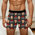 thumbnail image 4 of KHONTS Men's Personalized Boxers Husband Boyfriend Funny Boxers DIY Valentine's Day Birthday for Him Black M, 4 of 8