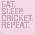thumbnail image 2 of CafePress - Eat Sleep Cricket Repeat Body Suit - Baby Light Bodysuit, Size Newborn - 24 Months, 2 of 4