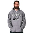 thumbnail image 5 of North Dakota Funny Midwest Winter ND Hoodie Sweatshirt Women Men Brisco Brands M, 5 of 6