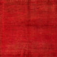 thumbnail image 1 of Ahgly Company Machine Washable Indoor Square Abstract Red Area Rugs, 3' Square, 1 of 7
