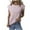 Pink, variant on ZyeKqe Womens Cap Sleeve Tops Tie-Dying Crewneck Shirts Casual Loose Fitted Tees Top Summer Outfits