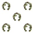 thumbnail image 3 of Youkk Fleurs Artificielles Intérieur Ou Extérieur avec Apparence Réaliste Rouge Durable 5Set, 3 of 6
