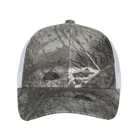 Realtree® Fishing WAV3 Grey Camo - Men's Blank 6-Panel Cap