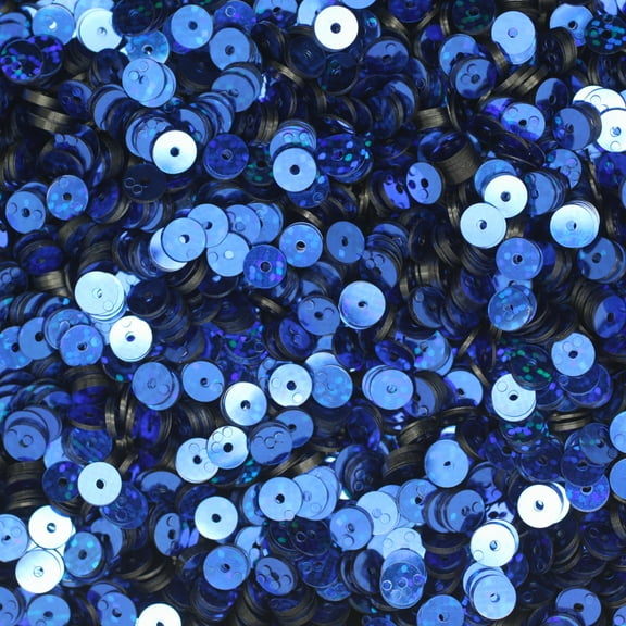 Royal Blue Sequins 5mm Hologram Glitter Multi Reflective Metallic Made in USA