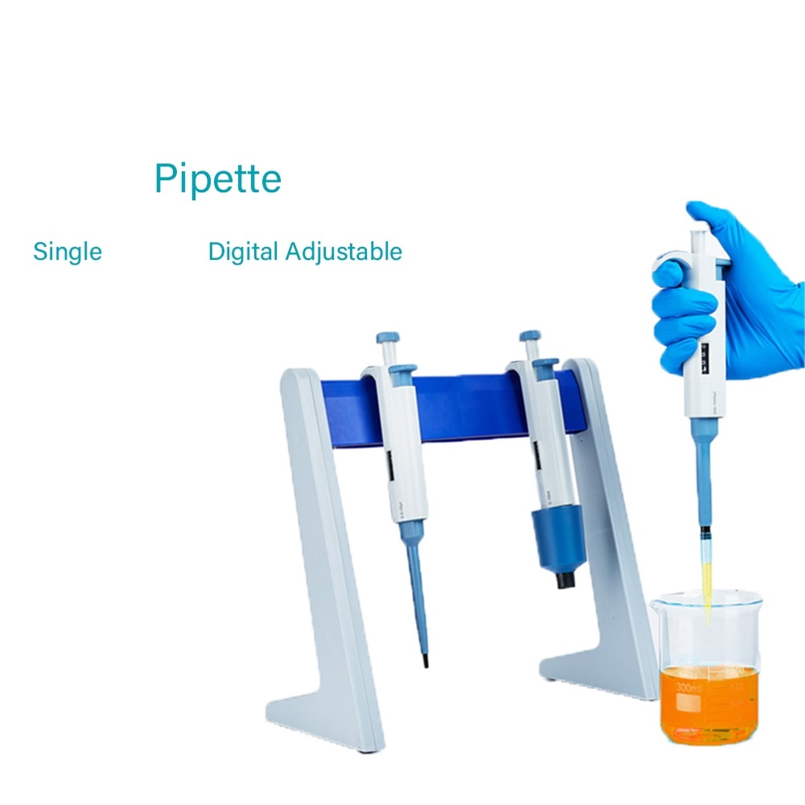 Single Channel Pipettes With Adjustable Volume And Calibrated Micropipette 0.2-2ul Liquid Capacity 2ml 10ml 200ul , High-Accurate