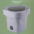 thumbnail image 3 of Foldable Washing Machine with High Speed, 6.5L Large Capacity, Soft Spin Drying for Clothes, 3 of 7