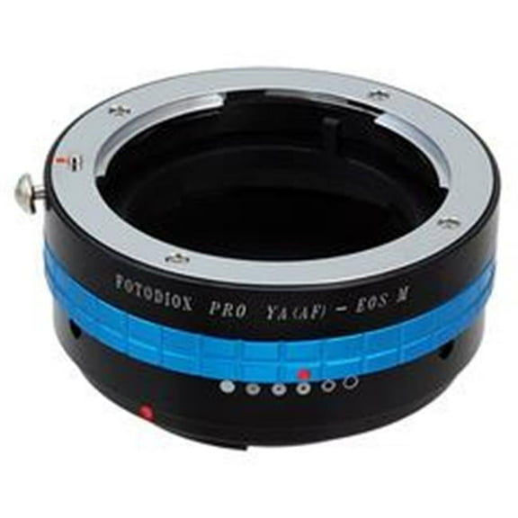 Fotodiox YAF-EOS-m-P Pro Lens Mount Adapter - Yashica 230 AF SLR Lens To Canon EOS M Mirrorless Camera Body with Built in Aperture Control Dial