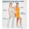 thumbnail image 6 of Nirlon Y Back Adjustable Sports Bras For Women - Nirlux Camisole Sports Bra, Stretchy Womens Tops Soft Workout Tops For Women (White, 4), 6 of 6