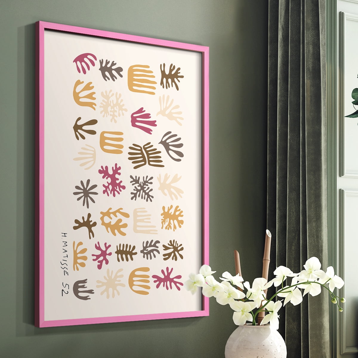Matisse CCLXVI in Solid Wood 8 x 10 Framed Print