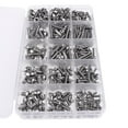thumbnail image 2 of 500 Pieces Stainless Steel Socket Button Head Bolts Screws Nuts Assortment, 2 of 7