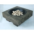 thumbnail image 6 of Wood Burning Fire Pit with Durable Wood Grain Composite Design, 6 of 9