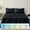 Black, variant on Dream Living Queen Size Bedding Set (Includes 1 Flat Sheet, 1 Fitted Sheet, 2 Pillow Covers, 14'' Deep Pocket Soft Microfiber 4 Piece Set) Blue