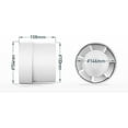 thumbnail image 5 of Ventilateur d'Extraction Rond de 6 Pouces Ventilateur de Conduit 220V Extracteur de Ventilation pour Fenêtre Salle de Bain Toilette Cuisine Booster, 5 of 5