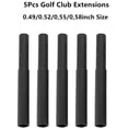 thumbnail image 1 of 5pcs Golf Club Shaft Extension Stick Fit Putter Iron Driver Graphite/Steel Shaft, 1 of 8