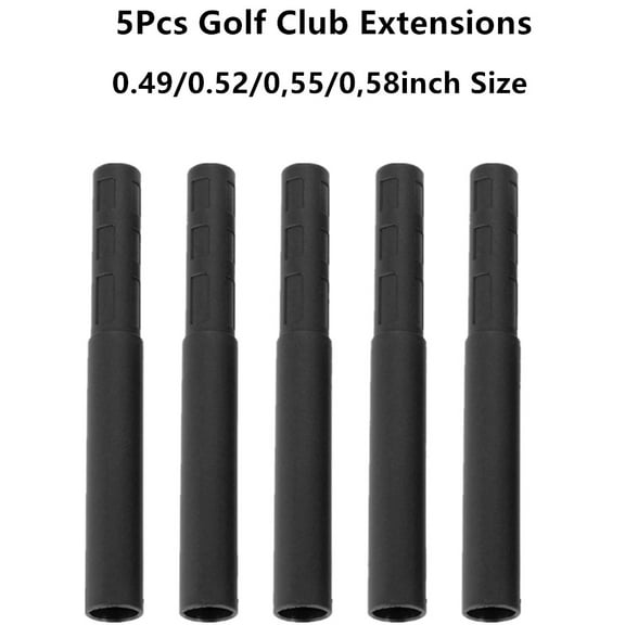 5pcs Golf Club Shaft Extension Stick Fit Putter Iron Driver Graphite/Steel Shaft