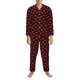 thumbnail image 3 of Fotbe Sexy Red Lips Kiss Pijama de Hombre con Estampado de Manga Larga, Conjunto de 2 Piezas, Ropa de Dormir Suave y Cómoda con Bolsillos-Medium, 3 of 7