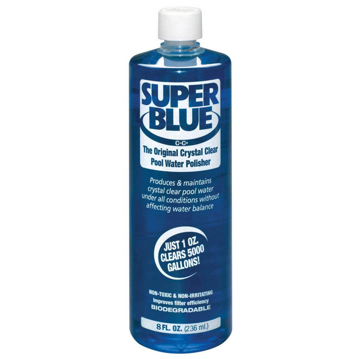 Robarb 20152A Super Blue Crystal Clear Pool Water Polisher Clarifier, 8 Fl Oz