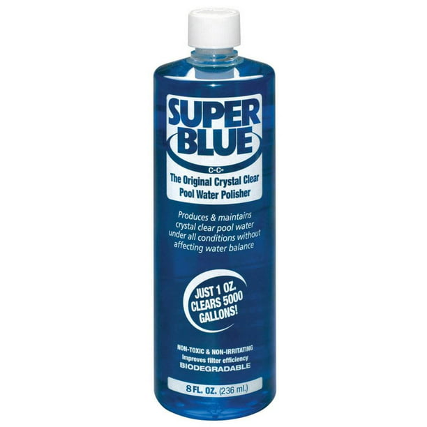 Robarb 20152a Super Blue Crystal Clear Pool Water Polisher Clarifier 8 Fl Oz Walmart Com Walmart Com