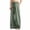 Green, variant on Cotton Linen Pants for Men Wide Leg Baggy Casual Loose Fitted Lightweight Loungewear Pants with Pockets
