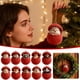thumbnail image 1 of Adornos Acrílicos Navideños de Animales Tejidos En Forma de Bola, Adorables Amigos Del Bosque con Patrones Fair Isle., 1 of 7