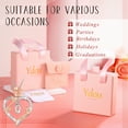 thumbnail image 4 of Ydou Rose Heart Initial Necklace for Women, 14K White Gold Plated Love Heart Letters with Rose Flower Pendant Necklace for Women, 4 of 9