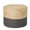Cylindrical Half & Half Natural Gray, variant on · REDEARTH · Jute Circular Low Pouf Ottoman - Braided Pouffe Accent Sitting Round Footrest for Living Room, Bedroom, Nursery, kidsroom, Patio, Gym; 100% Jute (18"x18"x10"; Natural)