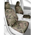 thumbnail image 2 of CalTrend Front Buckets Camo Seat Covers for 2003-2007 Chevy/GMC Avalanche|Tahoe|Suburban|Silverado|Sierra|Yukon 1500-3500 - CV380-92KR Retro Insert and Trim, 2 of 3