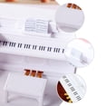 thumbnail image 4 of 1 juego de mini piano vertical y taburete de piano, accesorios para disparar, Mini decoración de la casa, 4 of 7