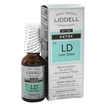 Liddell Homeopathic Liver Detox 1 Ounce, Pack of