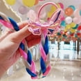 thumbnail image 5 of Colorful Braid Ponytail Holder With Rubber Band Attachment, 5 of 9