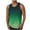 Army Green, variant on Men's Tank Tops Qiggri Men Casual Fashion Gradation Printing Sleeveless Pullover Round Neck Sports Tank