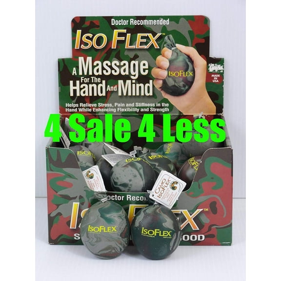 "SET OF 2" Isoflex Camo Stress Ball