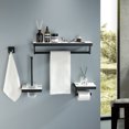 thumbnail image 2 of 4 Pieces Bathroom Hardware Accessories Set, Stainless Steel and Slate Bathroom Wall Shelves, 2 of 5
