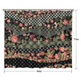 thumbnail image 5 of Pioneer Flower Floral Print Pattern Shower Curtain 84"x72" ,Bathroom Decorative Shower Curtains Set with 12 Hooks,Modern Waterproof Washable Shower Curtain, 5 of 6