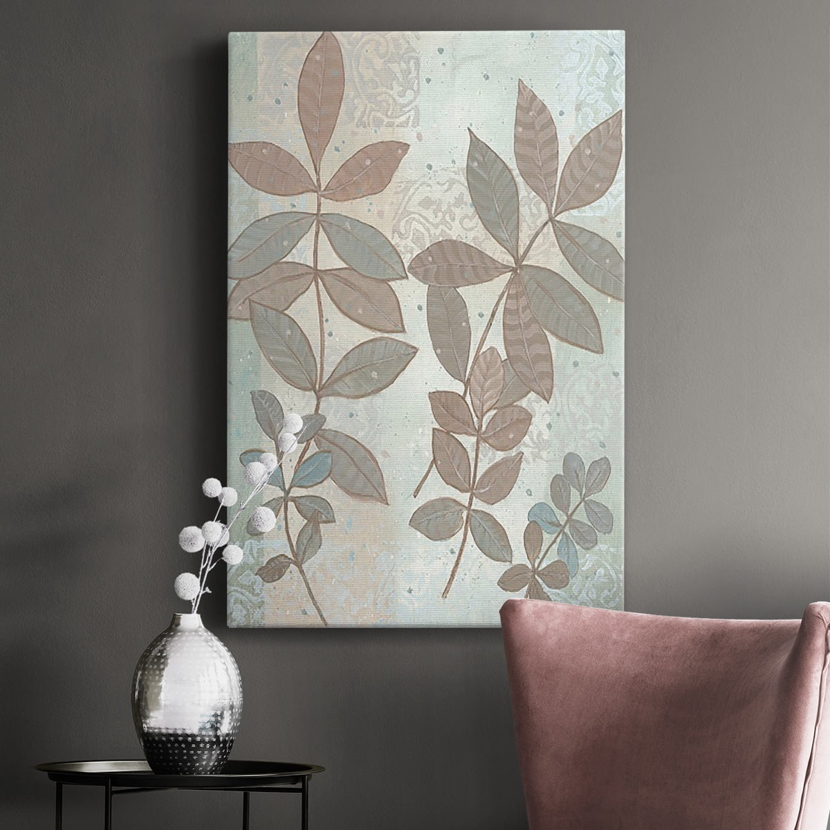 Leaf Cluster I Premium Gallery Wrapped Canvas - Ready to Hang