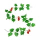 thumbnail image 1 of 3 Plantas Colgantes De Ratán Con Flores Artificiales, Ratán Falso Para El Hogar, Bodas, Fresas, 1 of 8