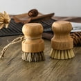 thumbnail image 4 of ACDANC Bamboo Dish Brush,Hanging Rope Design Dish Sponges Kitchen,Strong Cleaning Power Cleaning Sponges,Style3, 4 of 4