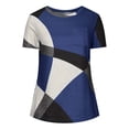 thumbnail image 4 of Babysbule Chemisier à Paillettes Ample pour Femme, Manches Courtes, Col Rond, Hauts Décontractés Stylés et Confortables en Polyester pour Soirée, Rendez-Vous, Travail, 4 of 6