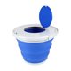 thumbnail image 1 of Cubo plegable para pesca con tapa, 5 l, pequeño, compacto, para limpieza y fregona azul, 1 of 9