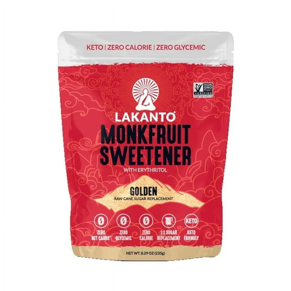 Lakanto Monkfruit Sweetener Golden 8.29 oz