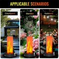 thumbnail image 2 of 2 Pack Replacement Solar Light Tops with Flickering Flame, 2 of 5