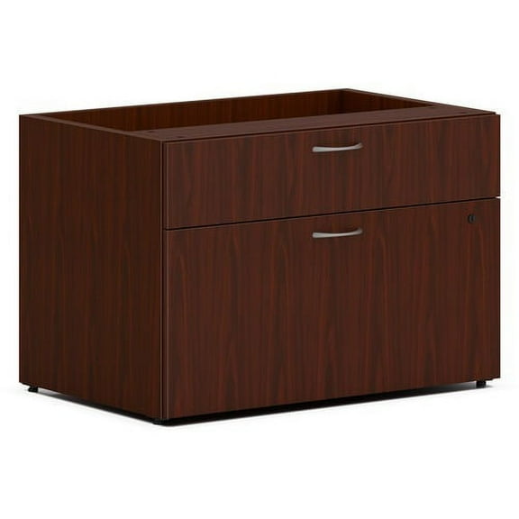 HON Mod Low Personal Credenza 30" x 20" x 21" - 2 - Material: Steel Ball Bearing - Finish: Mahogany Laminate