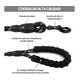 thumbnail image 2 of Correa Reflectante Para Perros Negro, Collar, Juego De 2 Xtellar Negro, 2 of 3