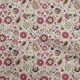 thumbnail image 1 of oneOone Cotton Poplin Twill Gray Fabric Asian Suzani Sewing Craft Projects Fabric Prints By Yard 56 Inch Wide, 1 of 1