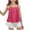 Hot Pink, variant on Mgmyaa Girls Summer Casual Spaghetti Straps Tank Top Crew Neck Cute Strechy Sleeveless Trendy Tee Shirt Blouses 5-15 Years
